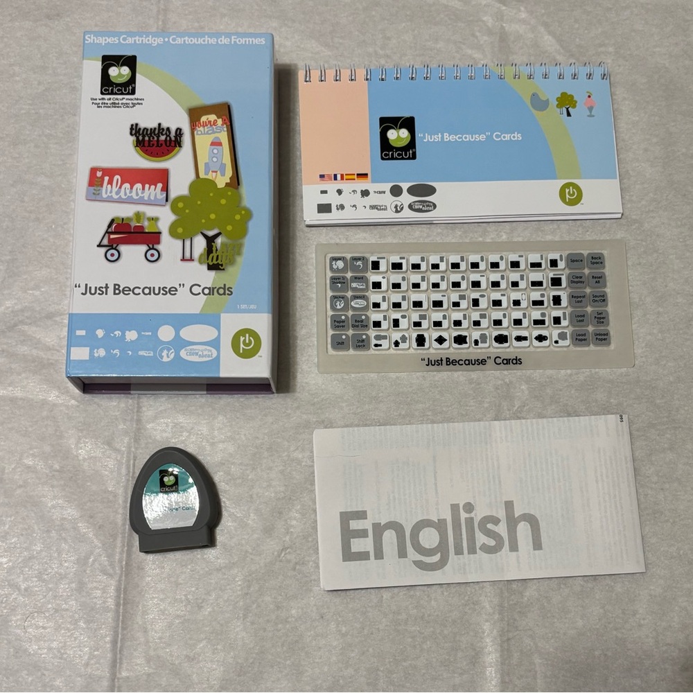 Cricut Just Because Cards Cartridge Set